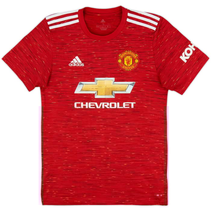 2020-21 Manchester United Home Shirt B.Fernandes #18 - 6/10 - (S)