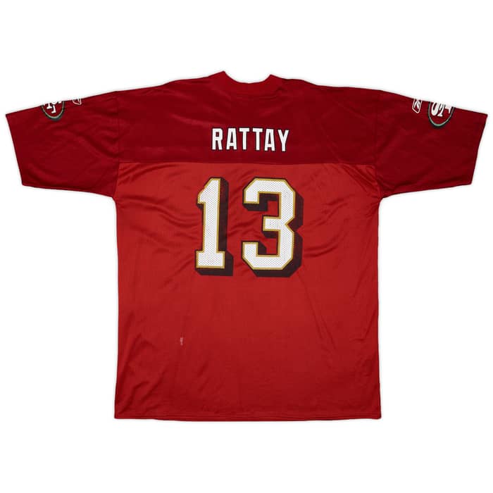 2004 San Francisco 49ers Rattay #13 Reebok Replica Home Jersey - 4/10 - (XXL)
