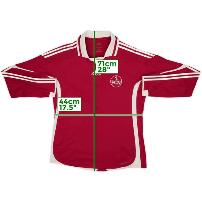 2009-11 Nurnberg Authentic Home L/S Shirt - 6/10 - (L)