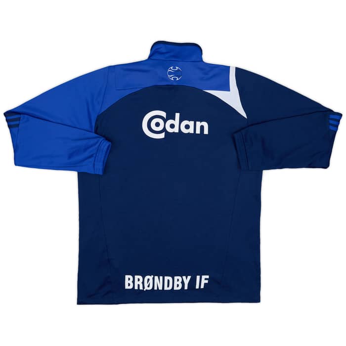 2006-07 Brondby adidas Player Issue 1/4 Zip Training Top #16 - 7/10 - (XL)