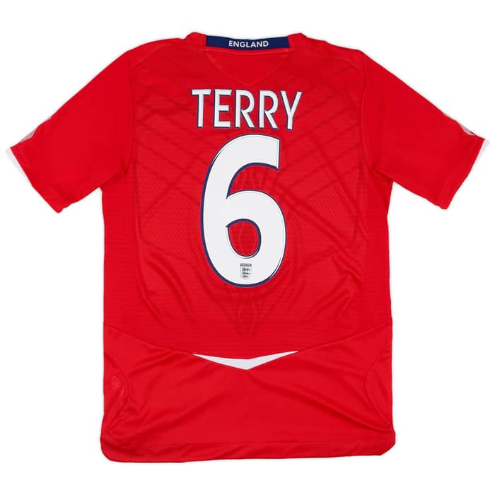 2008-10 England Away Shirt Terry #6 - 8/10 - (S)