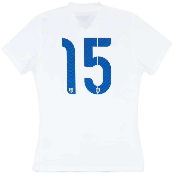 2014 England Match Issue Home Shirt #15