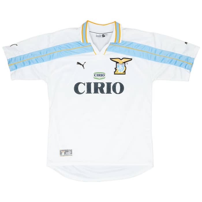 1999-00 Lazio Centenary Home Shirt Mancini #10 - 7/10 - (XL)