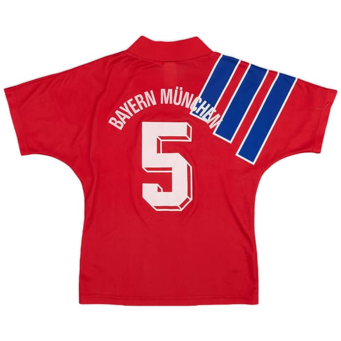 1991-93 Bayern Munich Home Shirt #5 - 8/10 - (L.Boys)