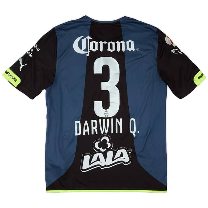2014-15 Santos Laguna Away Shirt Darwin Q. #3 - 8/10 - (L)