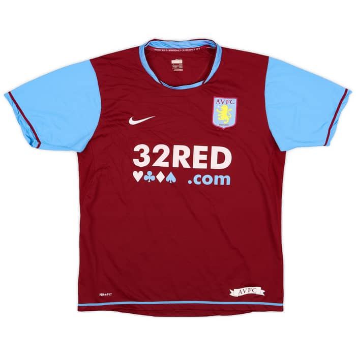 2007-08 Aston Villa Home Shirt Petrov #19 - 7/10 - (M)