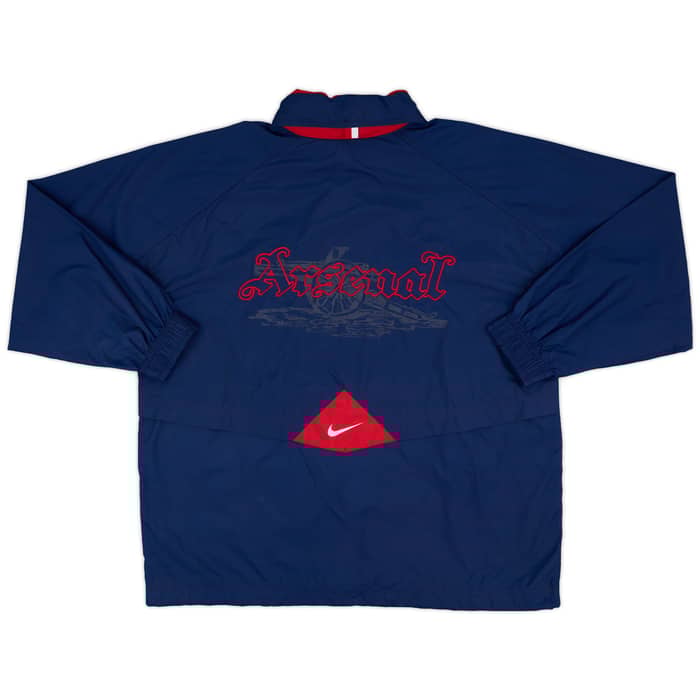 1998-99 Arsenal Nike Hooded Rain Jacket - 8/10 - (XL)