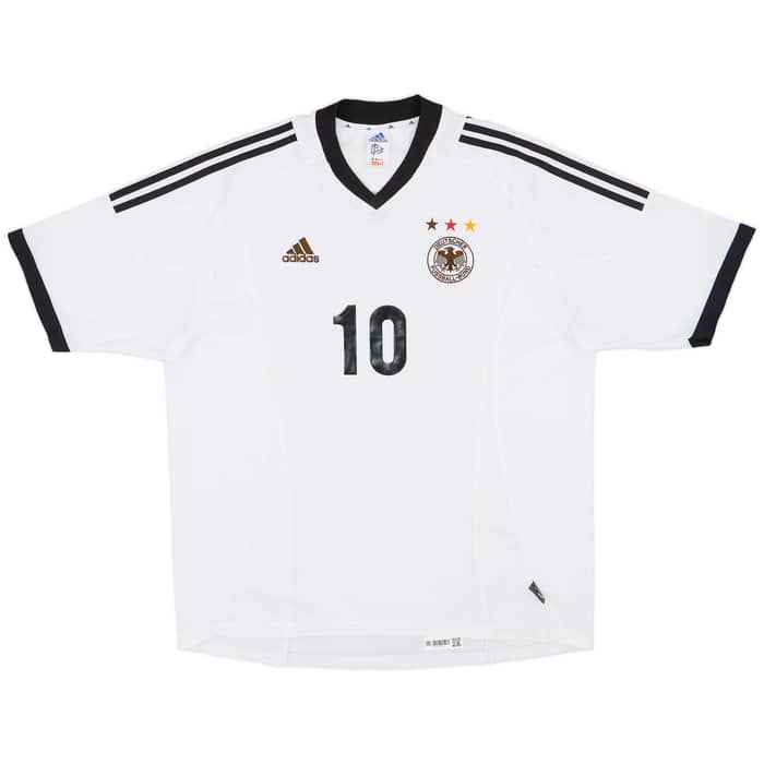 2002-04 Germany Home Shirt #10 - 8/10 - (XXL)