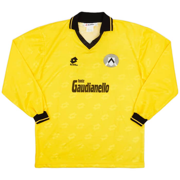 1992-93 Udinese Match Worn Away L/S Shirt #6 (Mandorlini)