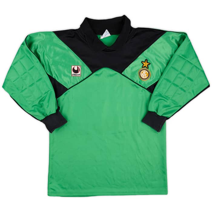1990-91 Inter Milan GK Shirt #12 - 5/10 - (S)