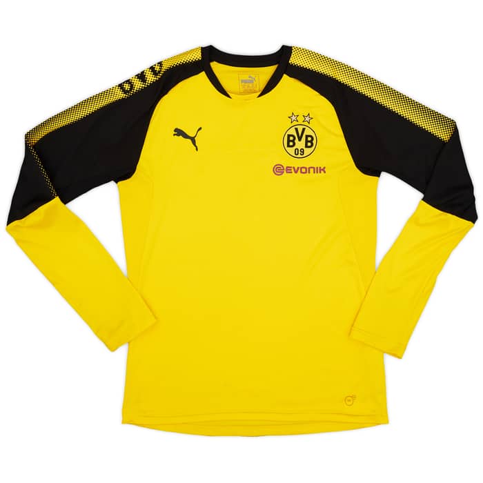 2017-18 Borussia Dortmund Puma Training L/S Shirt - 8/10 - (M)