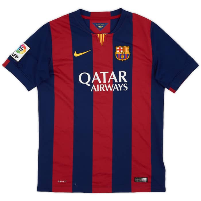 2014-15 Barcelona Home Shirt - 8/10 - (XL.Boys)