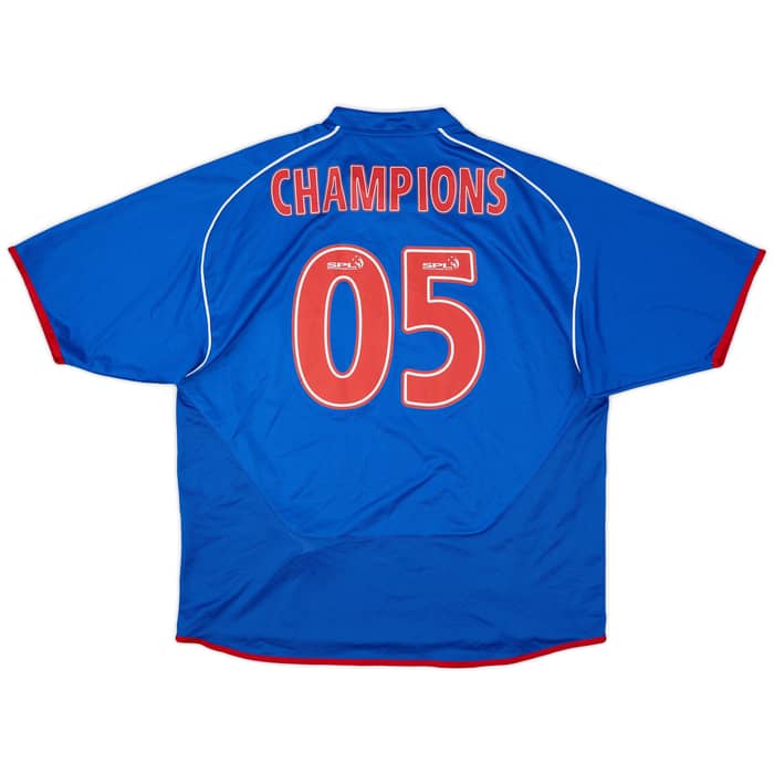 2005-06 Rangers Home Shirt Champions #05 - 4/10 - (XL)