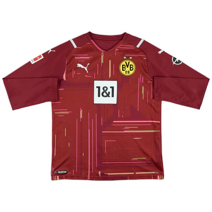 2021-22 Borussia Dortmund GK Shirt Kobel #1 - 5/10 - (XL.Boys)