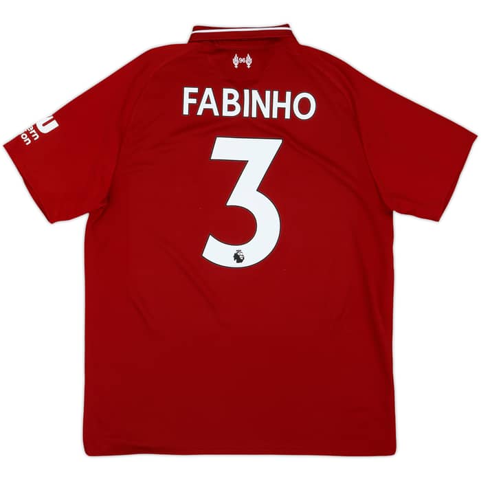 2018-19 Liverpool Home Shirt Fabinho #3 - 8/10 - (L)