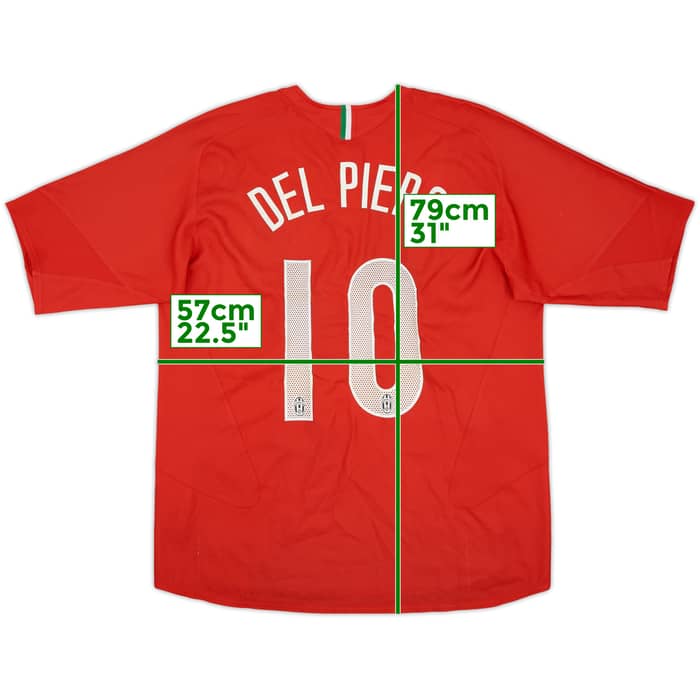 2005-06 Juventus Away Shirt Del Piero #10 - 4/10 - (L)