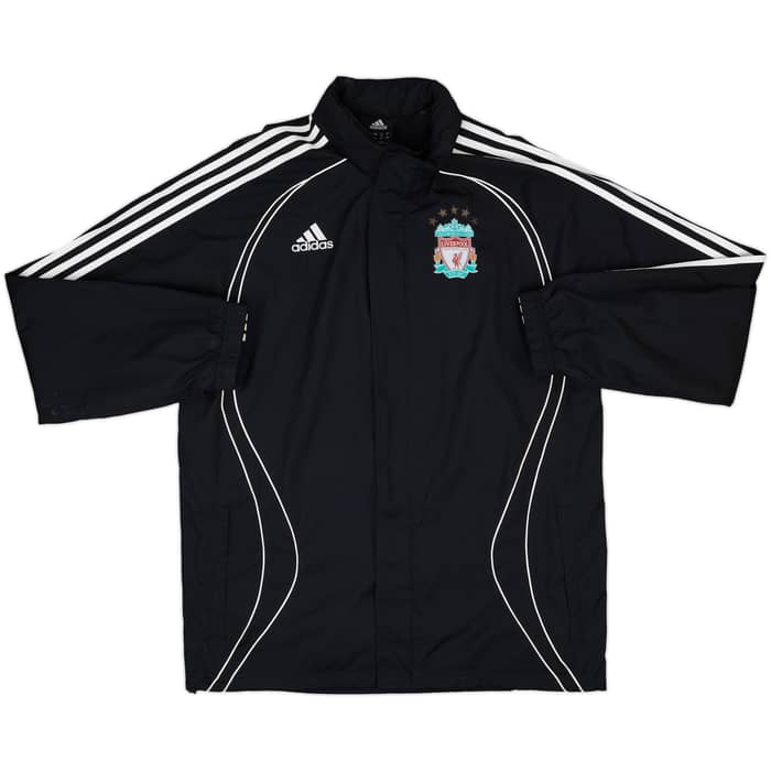 2006-07 adidas Template Hooded Rain Jacket (Liverpool) - 6/10 - (M)