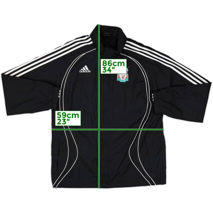2006-07 adidas Template Hooded Rain Jacket (Liverpool) - 6/10 - (M)