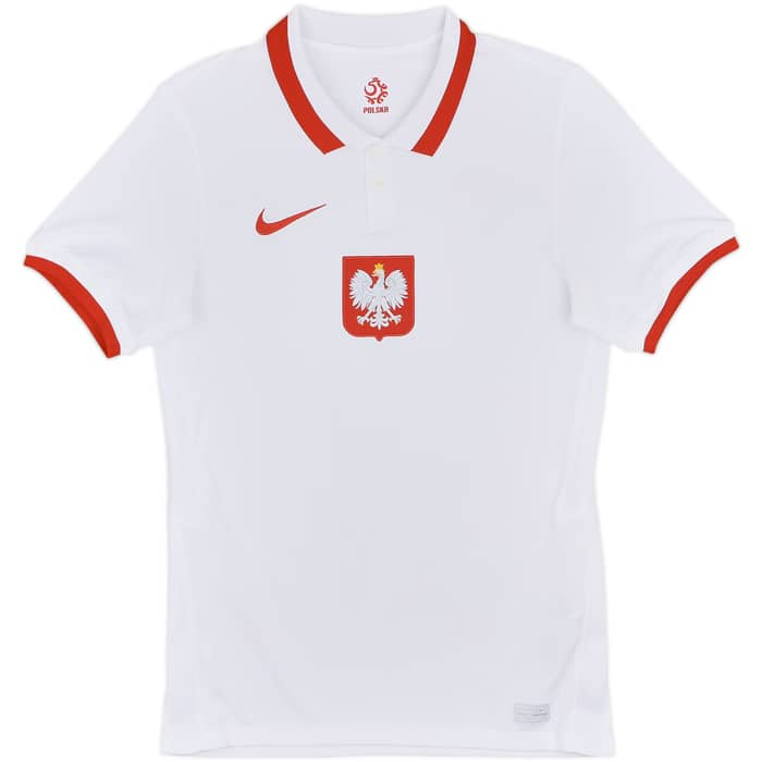 2020-21 Poland Home Shirt Lewandowski #9 - 7/10 - (S)