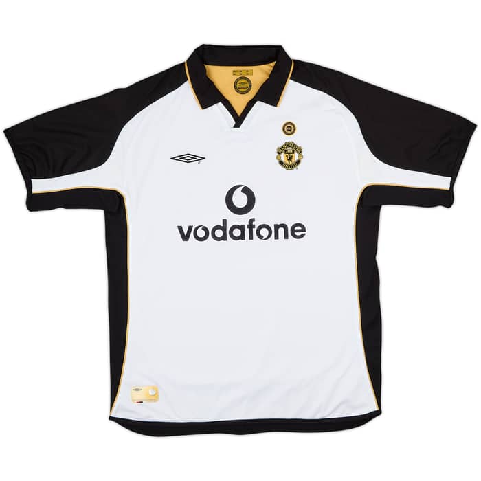 2001-02 Manchester United Centenary Away/Third Shirt Beckham #7 - 7/10 - (XL)