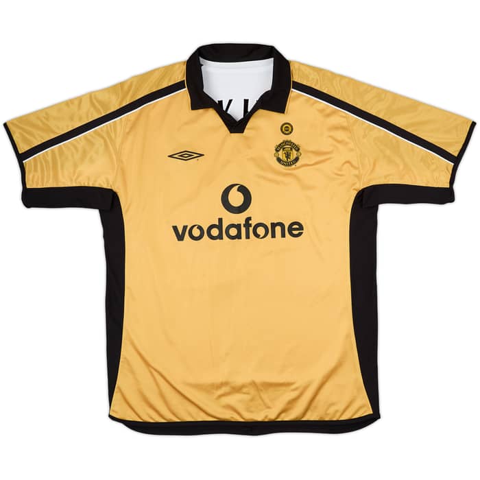 2001-02 Manchester United Centenary Away/Third Shirt Beckham #7 - 7/10 - (XL)