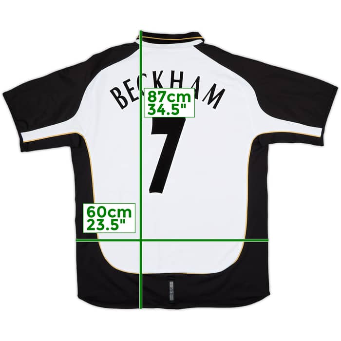 2001-02 Manchester United Centenary Away/Third Shirt Beckham #7 - 7/10 - (XL)