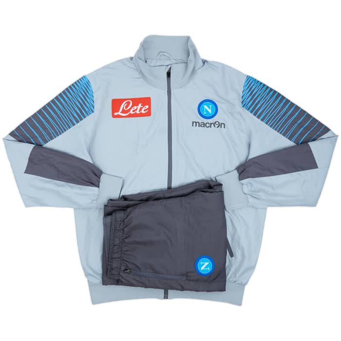 2013-14 Napoli Macron Tracksuit - 6/10 - (XXL)