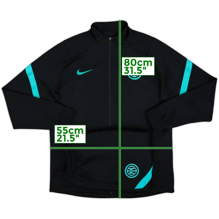 2021-22 Inter Milan Nike Tracksuit - 9/10 - (XL)