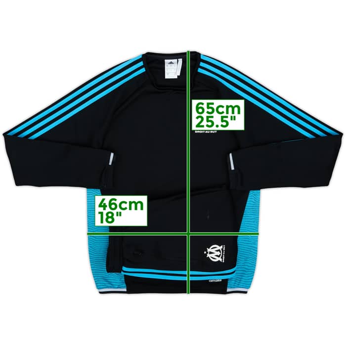 2015-16 Olympique Marseille adidas Tracksuit - 6/10 - (S)