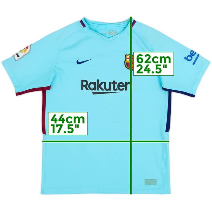 Camiseta de visitante del Barcelona 2017-18 - 4/10 - (14-15 Años)