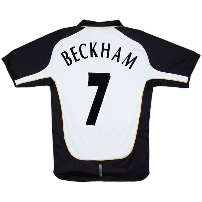 2001-02 Manchester United Centenary Away/Third Shirt Beckham #7 - 6/10 - (M)