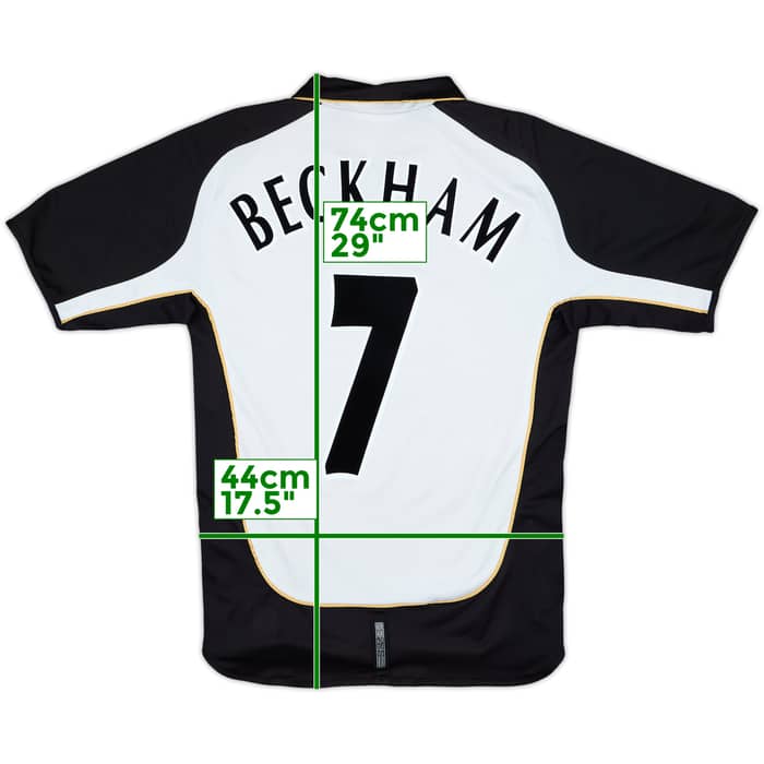 2001-02 Manchester United Centenary Away/Third Shirt Beckham #7 - 6/10 - (M)