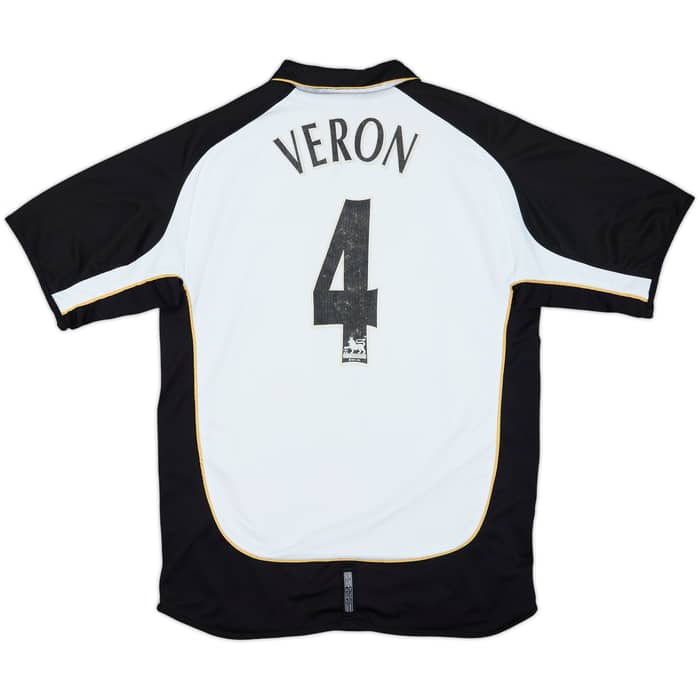 2001-02 Manchester United Centenary Away/Third Shirt Veron #4 - 6/10 - (L)