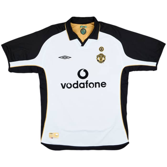 2001-02 Manchester United Centenary Away/Third Shirt Beckham #7 - 8/10 - (L)