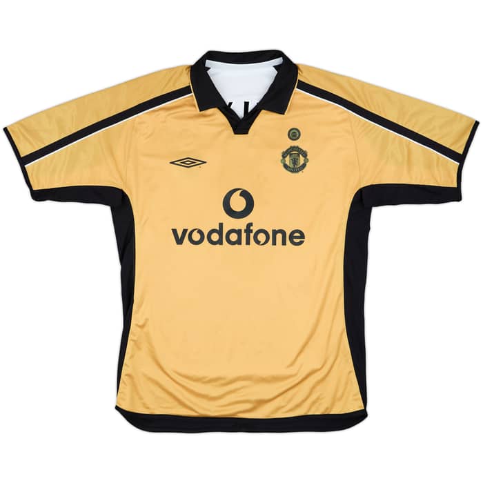 2001-02 Manchester United Centenary Away/Third Shirt Beckham #7 - 8/10 - (L)