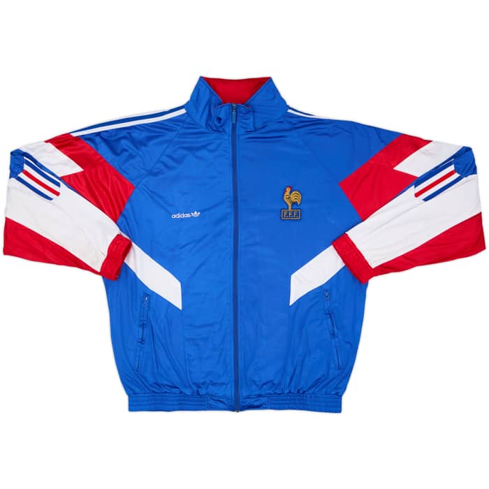 1990-92 France adidas Tracksuit - 7/10 - (L)