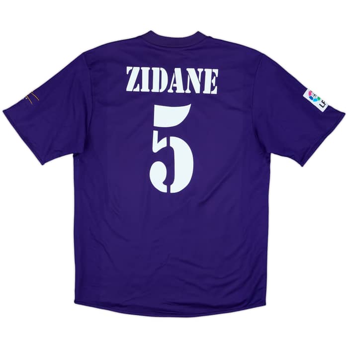 2002-03 Real Madrid Centenary Third Shirt Zidane #5 - 9/10 - (L)