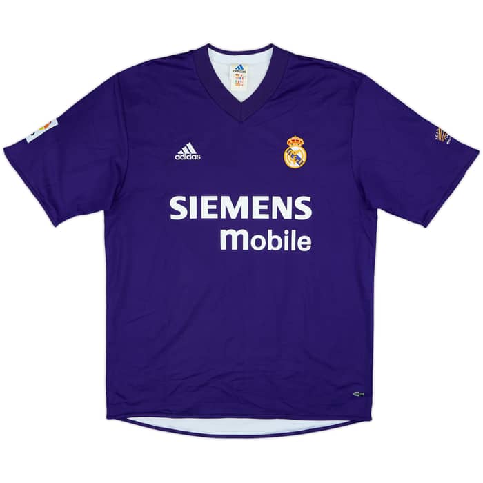 2002-03 Real Madrid Centenary Third Shirt Zidane #5 - 9/10 - (L)