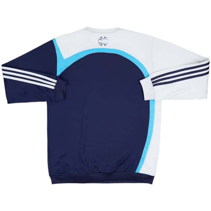2007-08 Olympique Marseille adidas Sweat Top - 5/10 - (XL.Boys)
