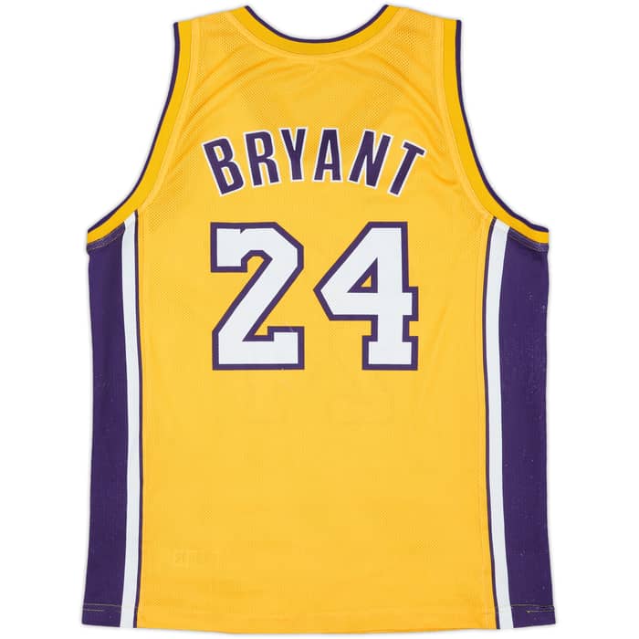 2006-10 LA Lakers Bryant #24 Champion Home Jersey - 5/10 - (M)