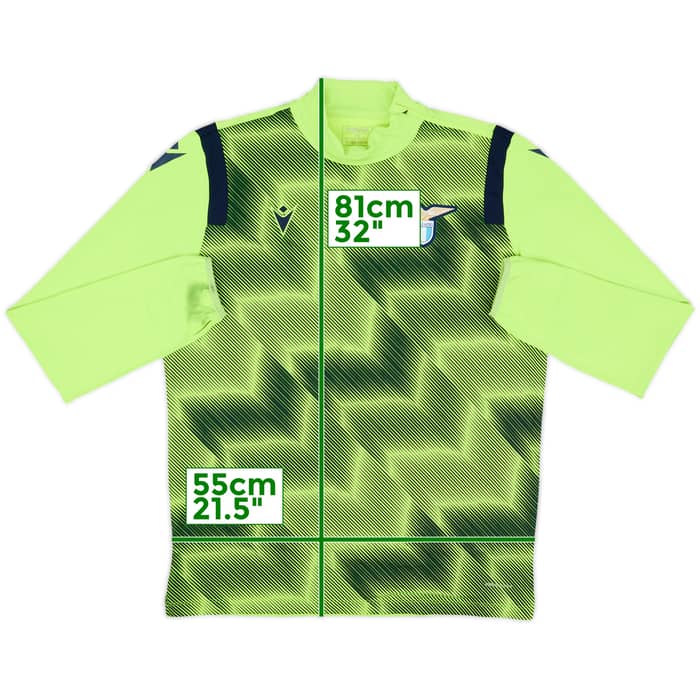 2021-22 Lazio Macron 1/4 Zip Drill Top - 4/10 - (XL)