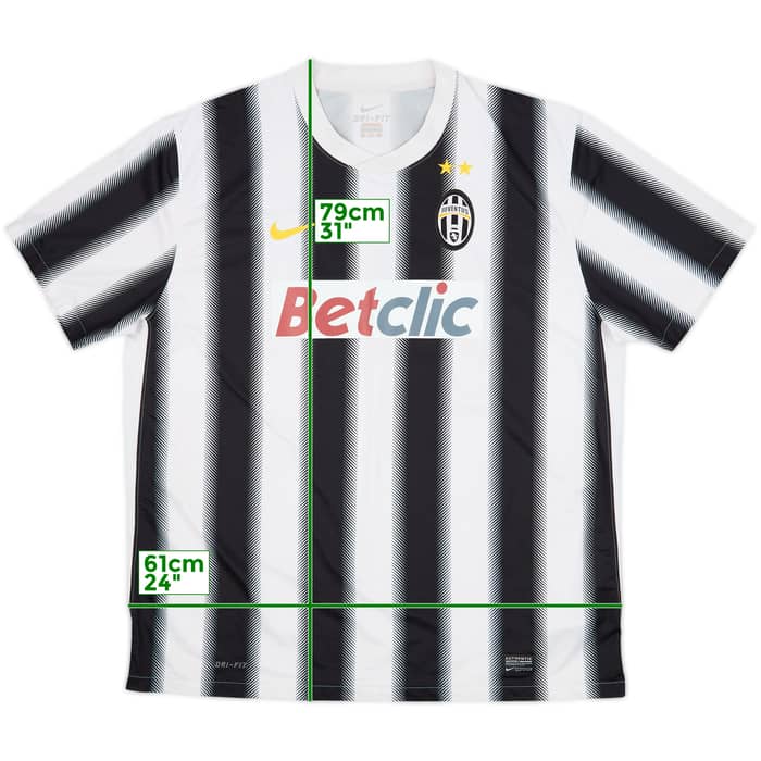 2011-12 Juventus Home Shirt #10 - 5/10 - (XXL)