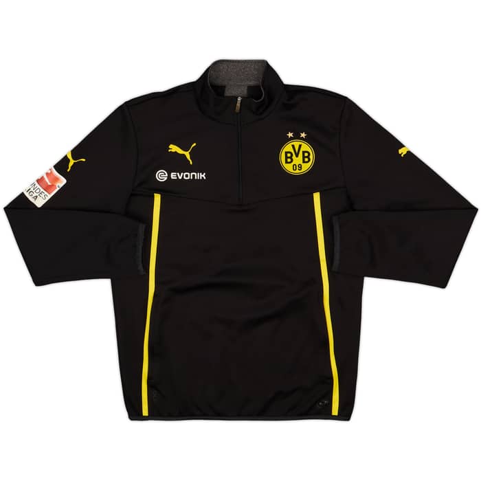 2013-14 Borussia Dortmund Puma 1/4 Zip Drill Top - 9/10 - (S)