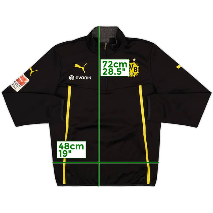 2013-14 Borussia Dortmund Puma 1/4 Zip Drill Top - 9/10 - (S)
