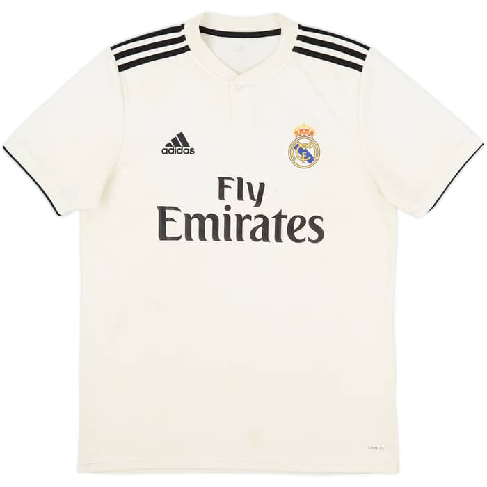 2018-19 Real Madrid Home Shirt - 5/10 - (M)