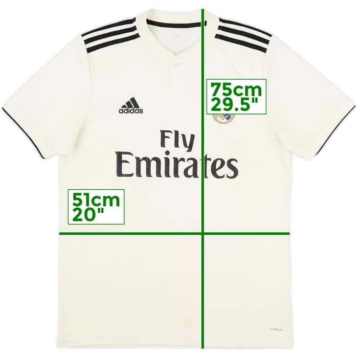 2018-19 Real Madrid Home Shirt - 5/10 - (M)