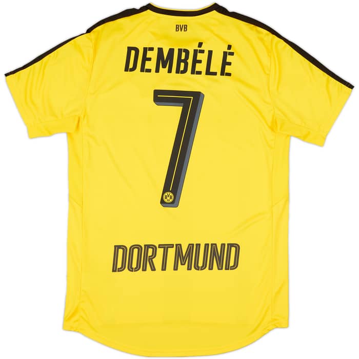 2016-17 Borussia Dortmund Home Shirt Dembele #7 - 8/10 - (M)