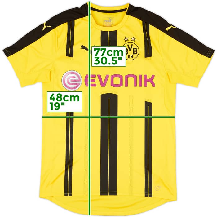 2016-17 Borussia Dortmund Home Shirt Dembele #7 - 8/10 - (M)