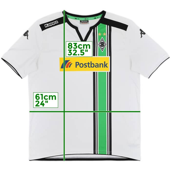 2015-16 Borussia Monchengladbach Home Shirt - 6/10 - (XXL)