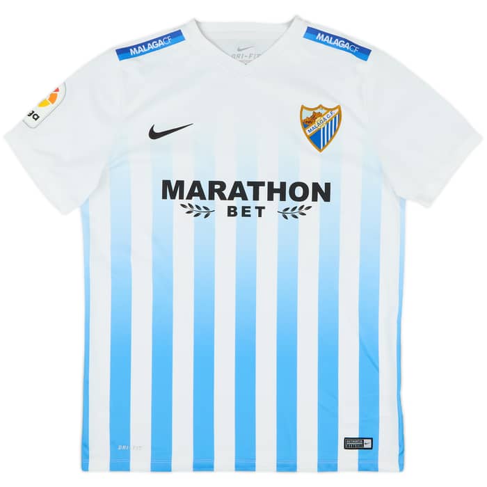 2016-17 Malaga Home Shirt - 8/10 - (L)